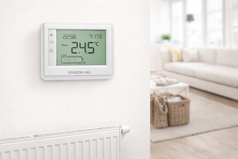 Termostat programabil wireless DG909 RF pentru control precis si confort termic