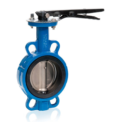 WAFER-type butterfly valve shut-off valve
