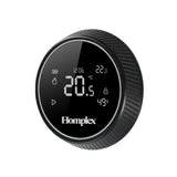Termostat de ambient pentru centrala, wireless, Homplex NX1, programabil, negru