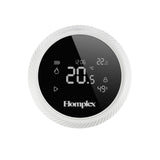 Termostat de ambient pentru centrala, wireless, Homplex NX1, programabil, alb