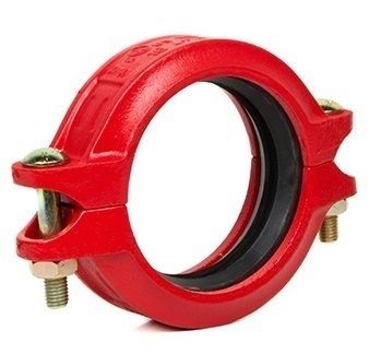 Cuplaj rigid, canelat, rosu
