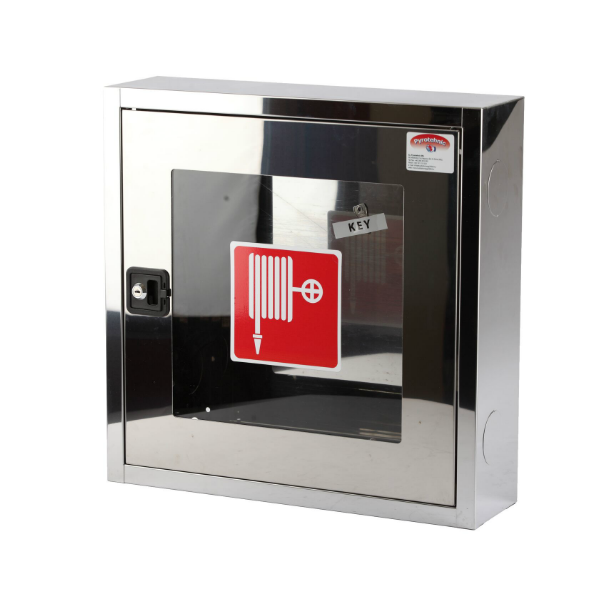 Cutie goala hidrant, inox cu usa de sticla