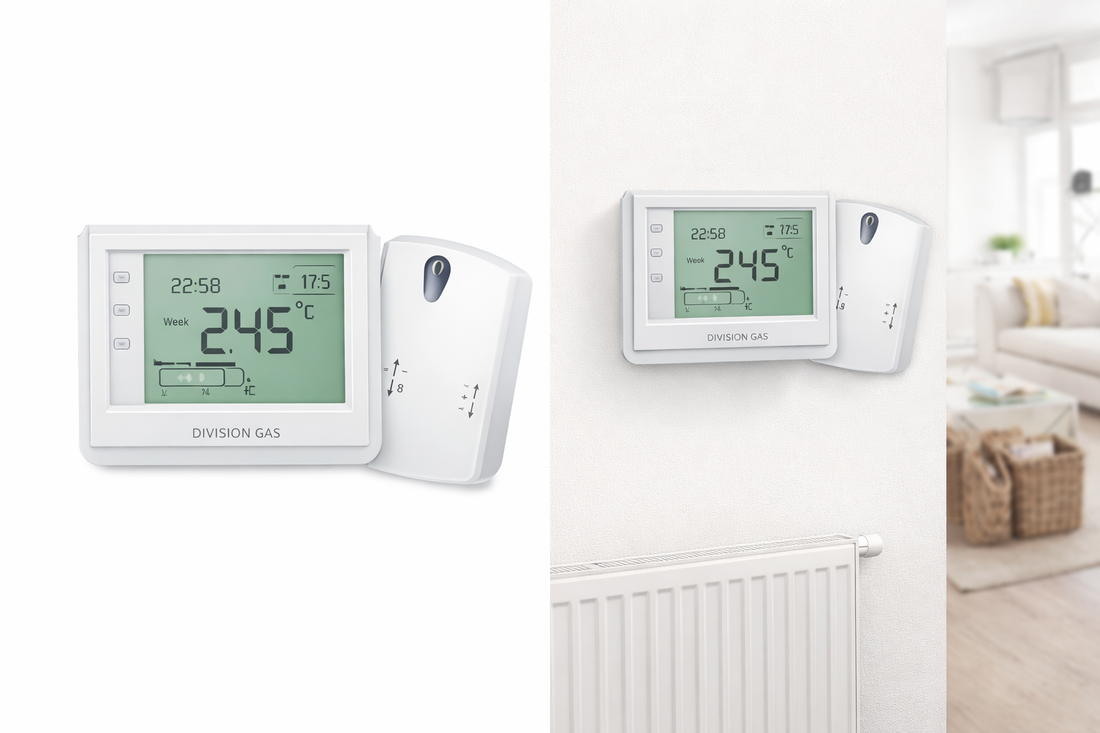 Termostat programabil wireless DG909 RF pentru control precis si confort termic