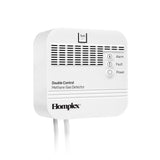 Detector de gaz metan cu declansare dubla 12VDC + 230VAC, cu fir - Homplex HD100 Double Control