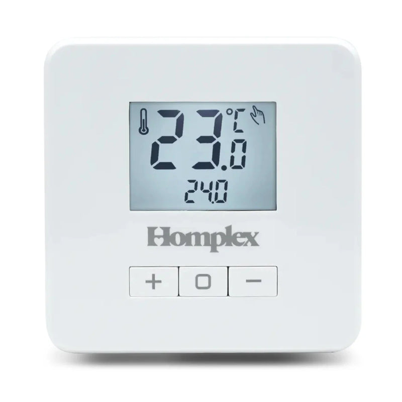 Termostat cu fir Homplex EVO X alb pentru centrala