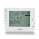 Termostat de ambient pentru centrala, cu fir, Homplex 909, programabil , afisaj digital, IP42, alb