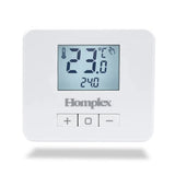 Termostat centrala wireless neprogramabil Homplex EVO X RF alb