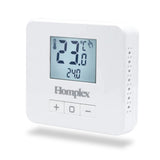 Termostat centrala wireless neprogramabil Homplex EVO X RF alb